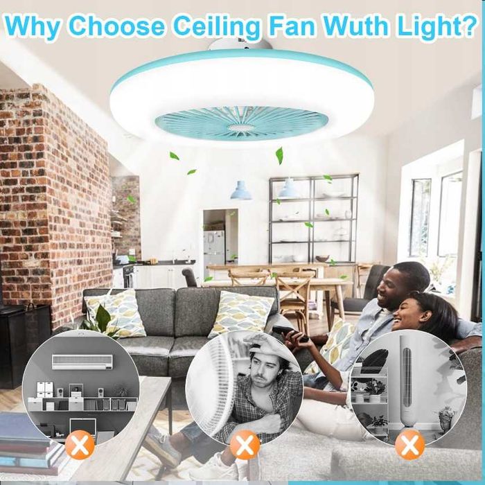 Nowa lampa sufitowa / wiatrak / wentylator / lampka / LED 8425