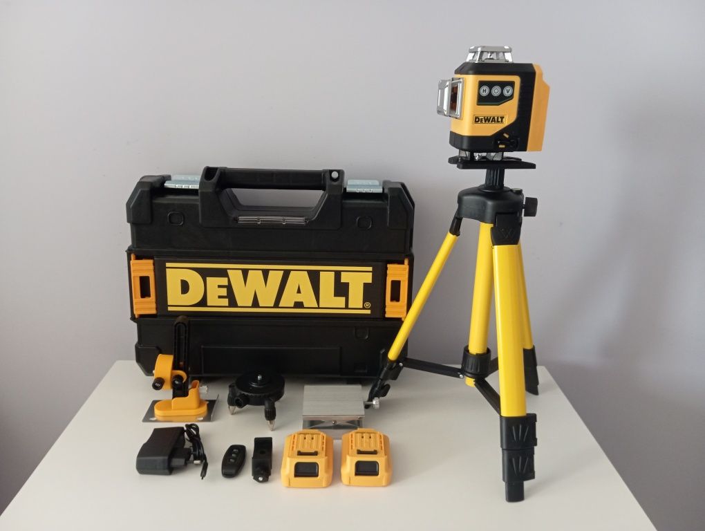 2025 новинка! Кейс. 2 АКБ. DeWalt 4D Лазерний рівень. Лазерный уровень