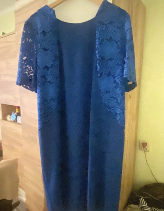 sukienka xl/xxl granatowa