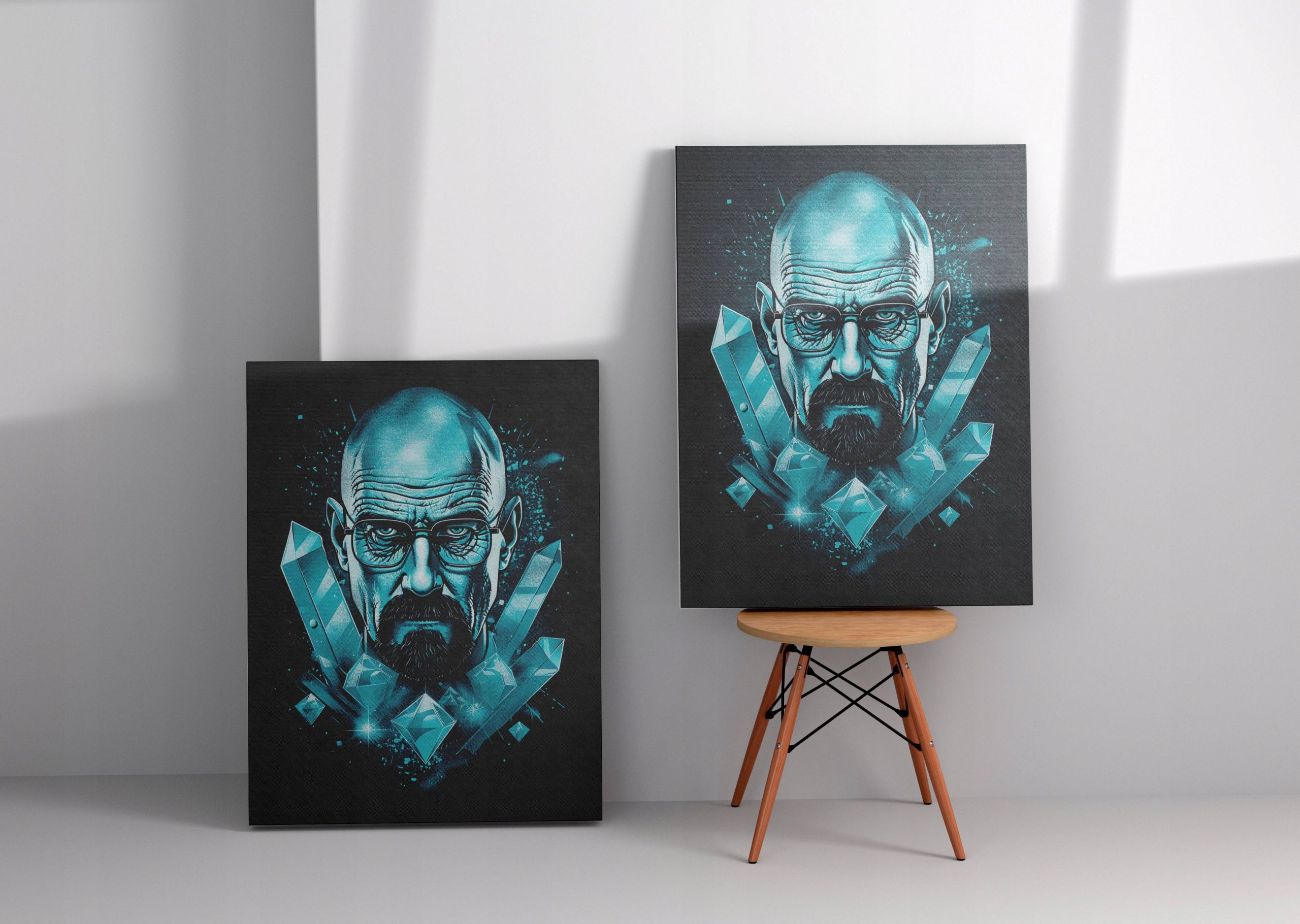 Obraz na płótnie Walter White - Mistyczny Kryształ 30x40 cm