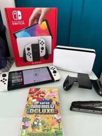 Switch Oled + Mario Bros U deluxe