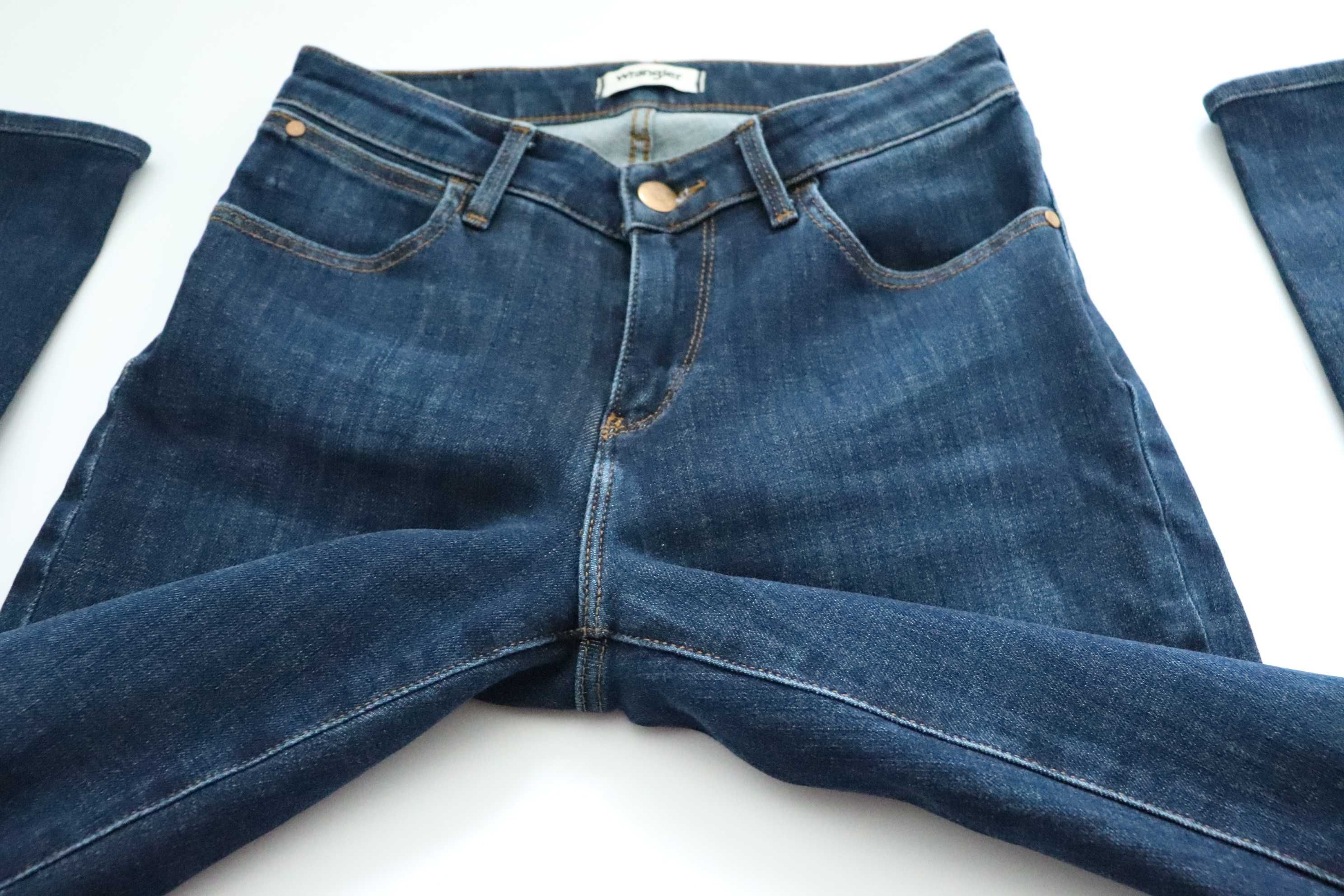 WRANGLER SUPER SKINNY W26 L32 damskie spodnie jeansy jak nowe