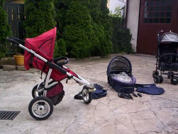 Wózek dziecięcy Quinny SX 3w1 - Maxi Cosi - spacerówka gondola