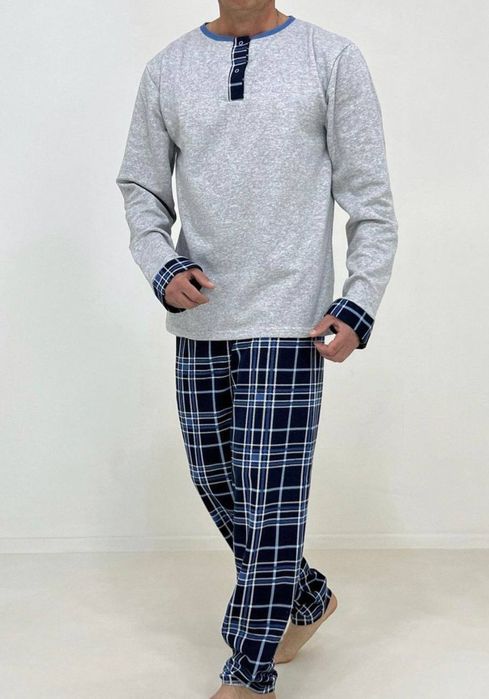 ‼️Чоловіча тепла піжама. Трикотаж на байці. Р: 46-48,50-52,54-56,58-60