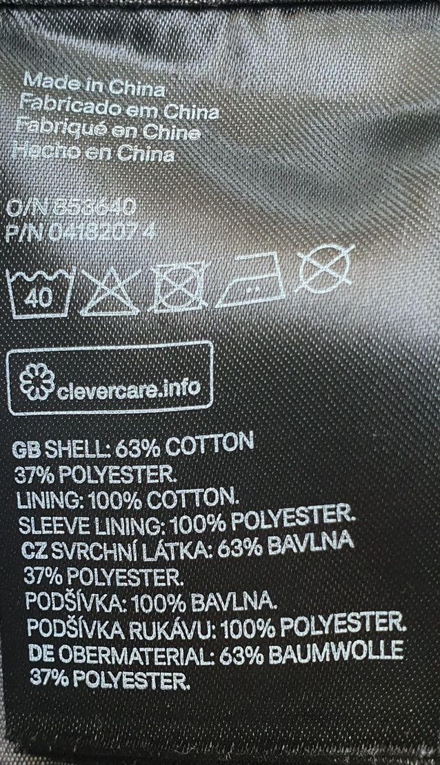 Marynarka chłopięca casualowa H&M czarna r. 98