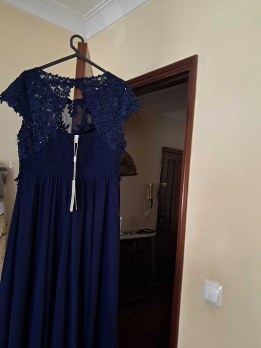 Vestido cerimónia com etiqueta