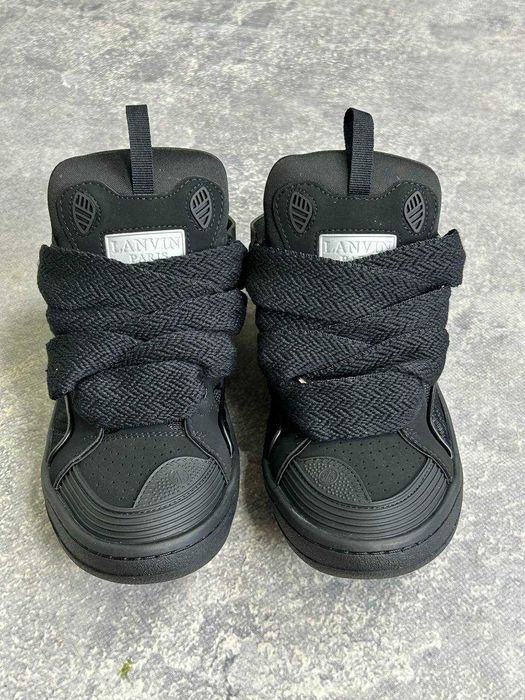 Кеди Lanvin Curb кеды ланвин кросівки ланвін Sneakers чорні 37 39 42