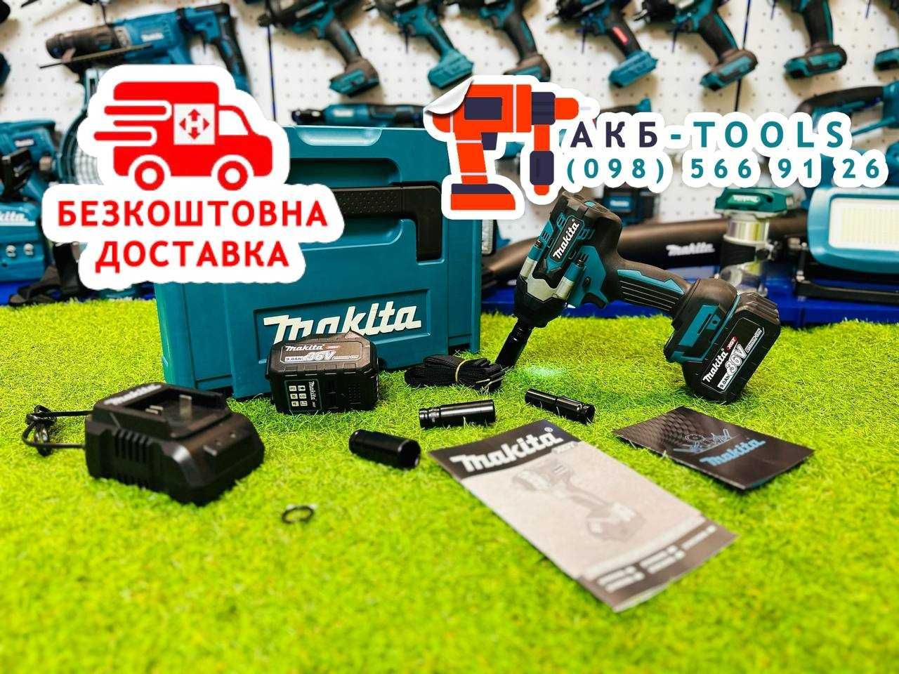 Ударний Аккумуляторный Гайкокрут Макіта DTW850BL (36V-9A XGT) 850Nm