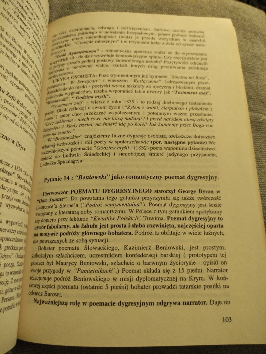 Matura z języka polskiego pytania i odpowiedzi