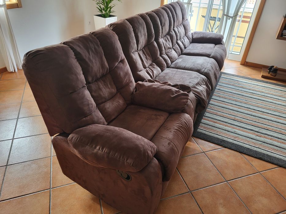 2 sofás extensíveis