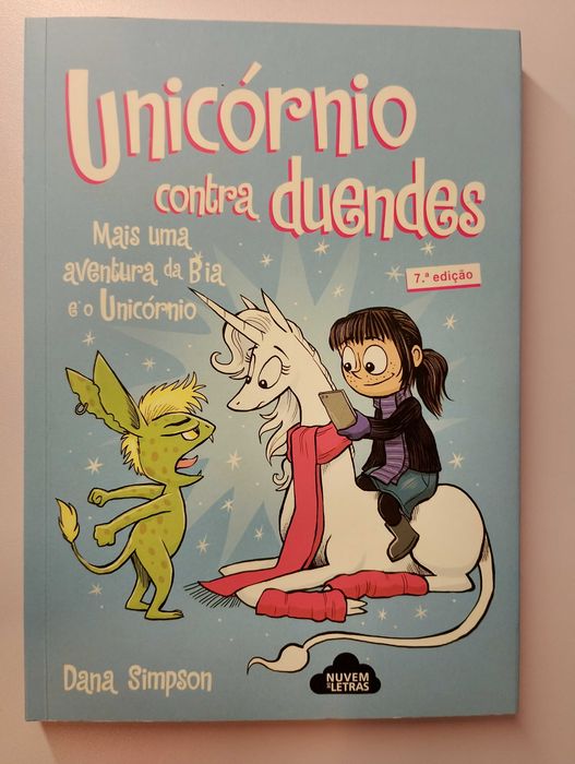 Coleção de Livros "Bia e o Unicórnio" da autora Dana Simpson