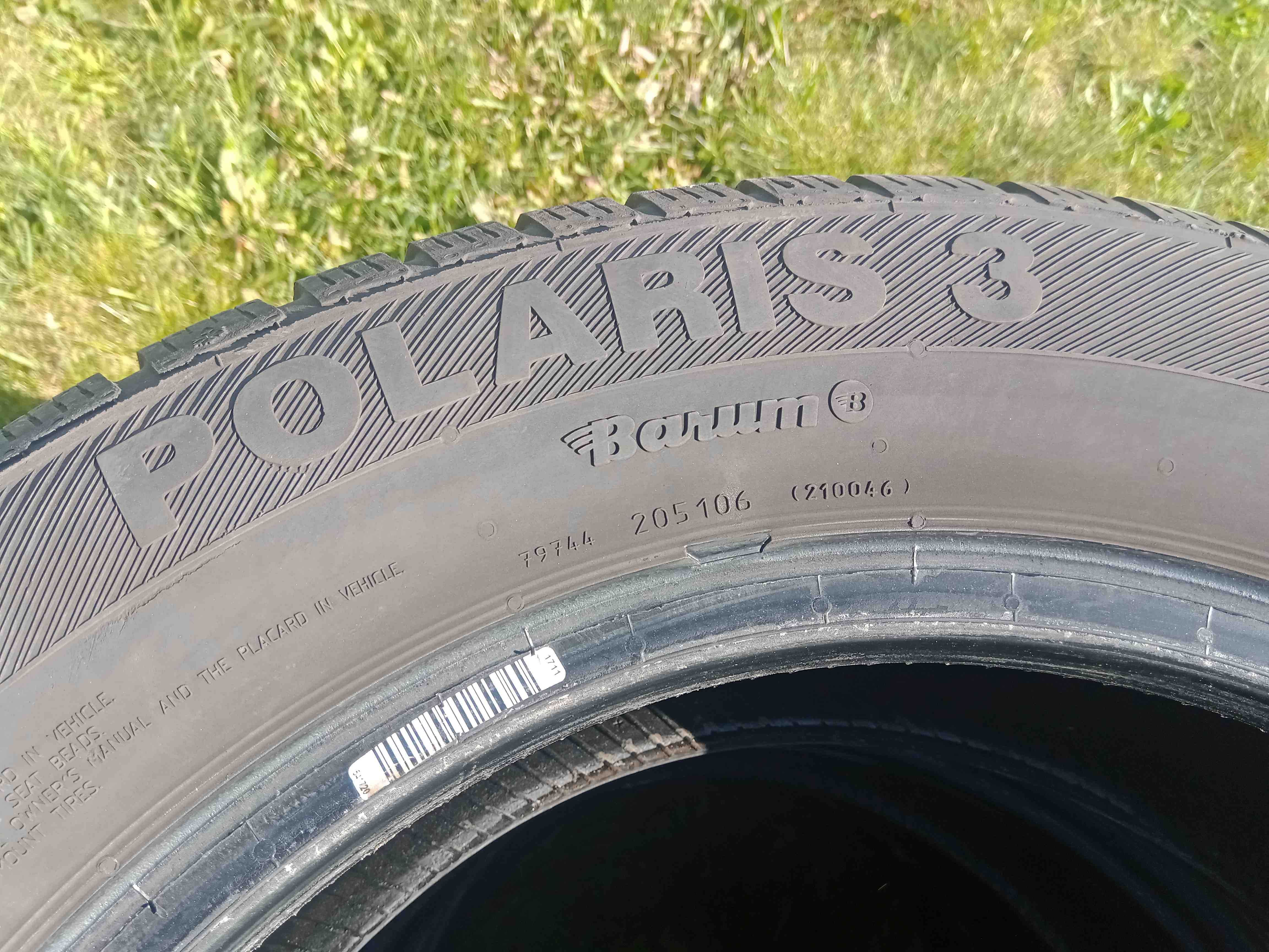 Opony zimowe 4 szt. Barum Polaris 3 165/70 R14 T