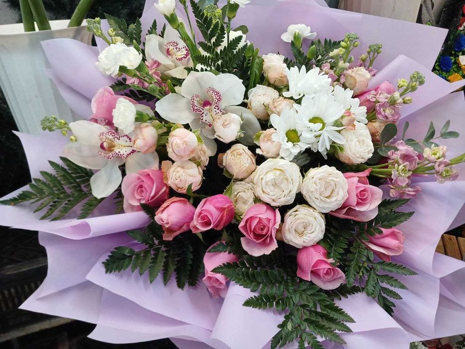 Акция.Розы.букети.Харьков цветы.Доставка цветов под дом.