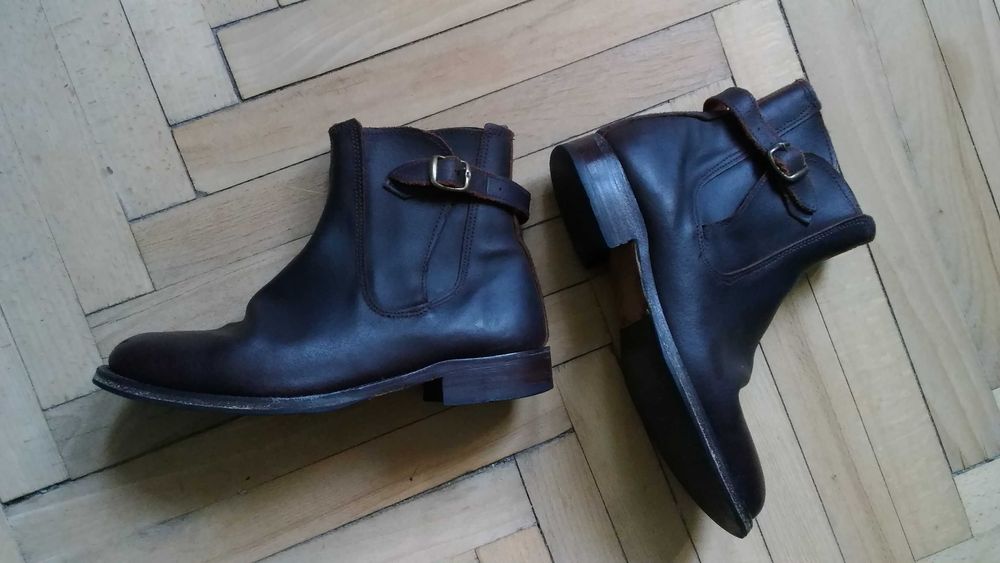 Черевики шкіряні коричневі, 37 р