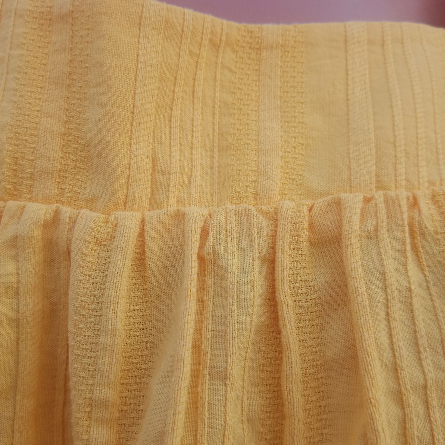 Żółta bluzka damska na lato, rozmiar 14, nowa