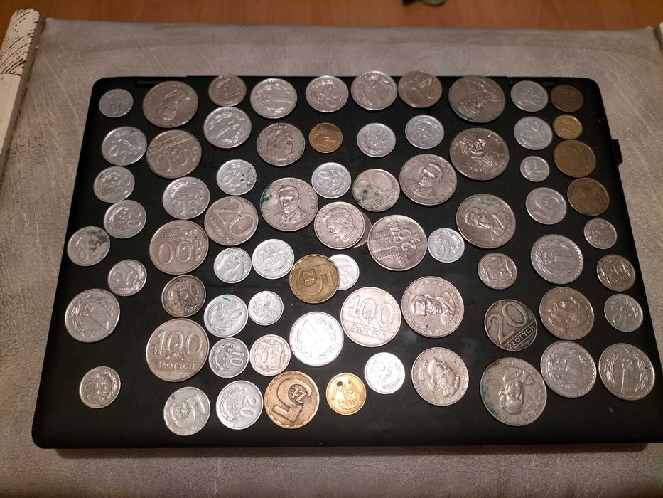 Monety z PRL-u 70 sztuk monety różne