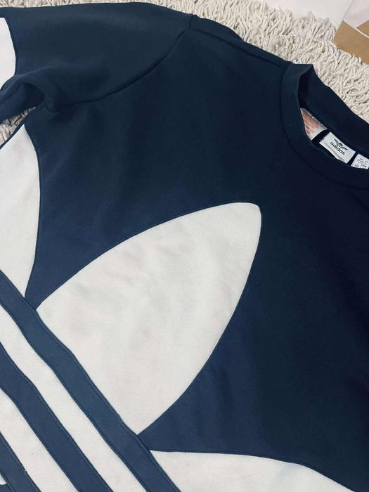 Adidas 13-14 lat bluza czarna dziecięca sport