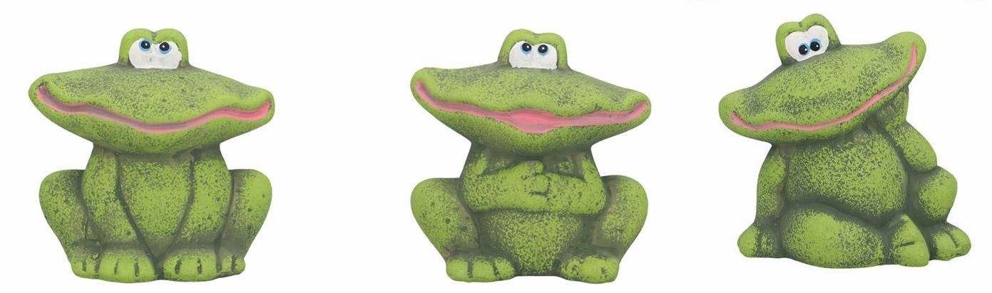 Żaba ceramiczna wzór 2/3/4 hit lata ozdoba do domu i ogrodu