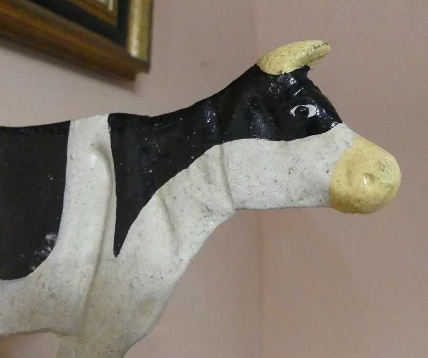 Duży użytkowy DZWON żeliwo żeliwny KROWA dzwonek