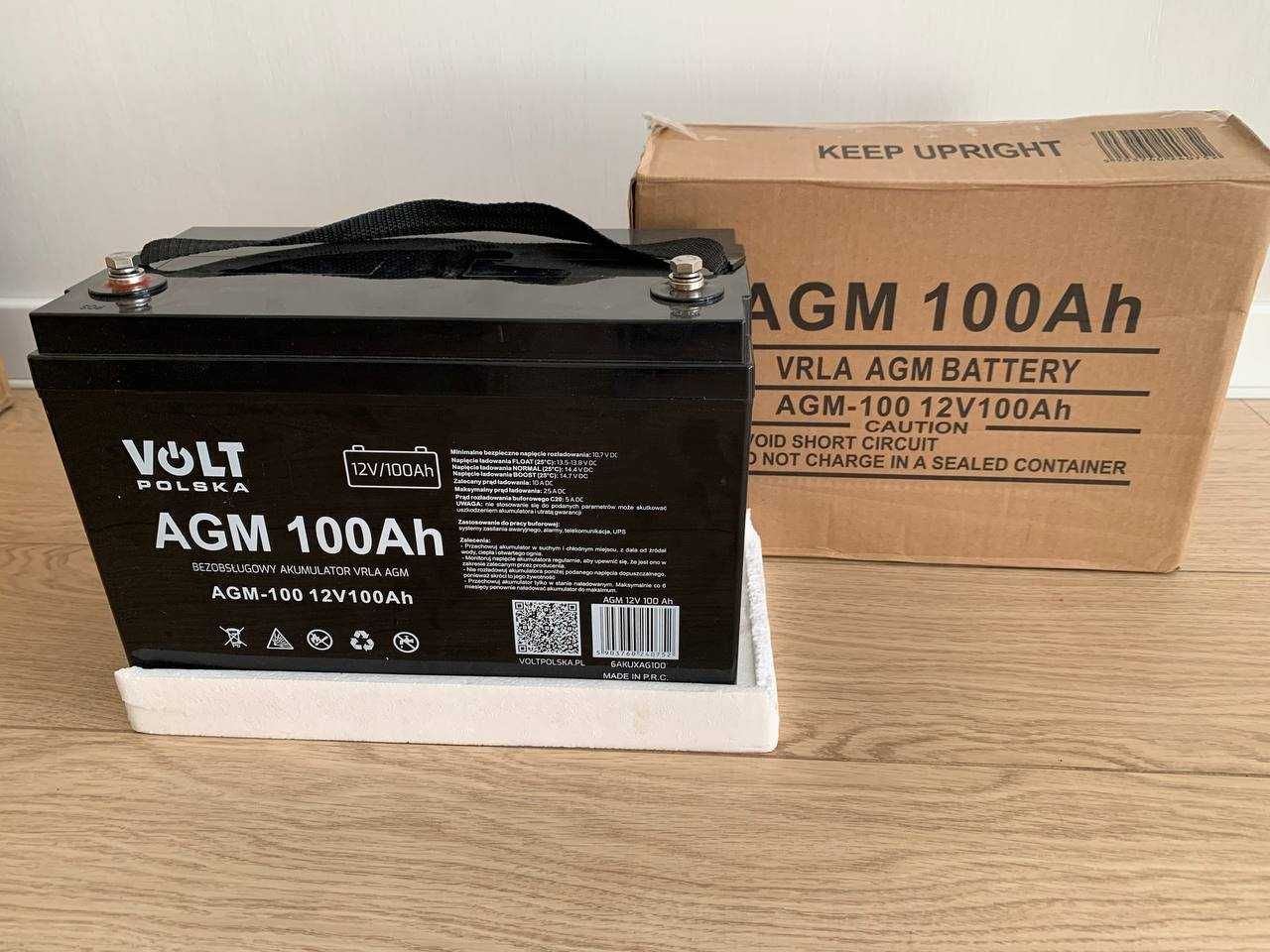 В наявності! Акумулятор для ДБЖ Volt Polska AGM 12V 100Ah