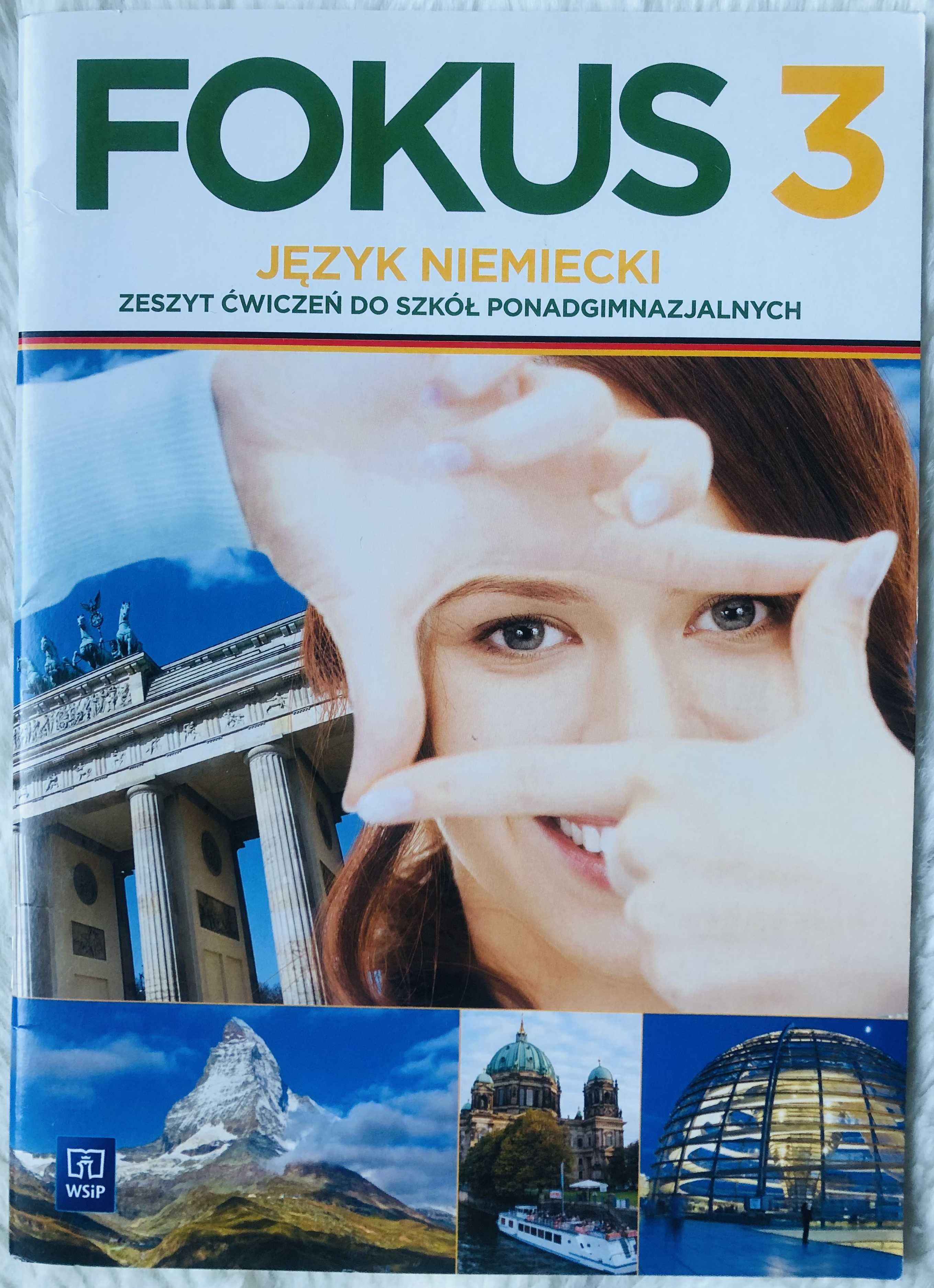 Język niemiecki zeszyt ćwiczeń FOKUS 3, wyd.WSiP