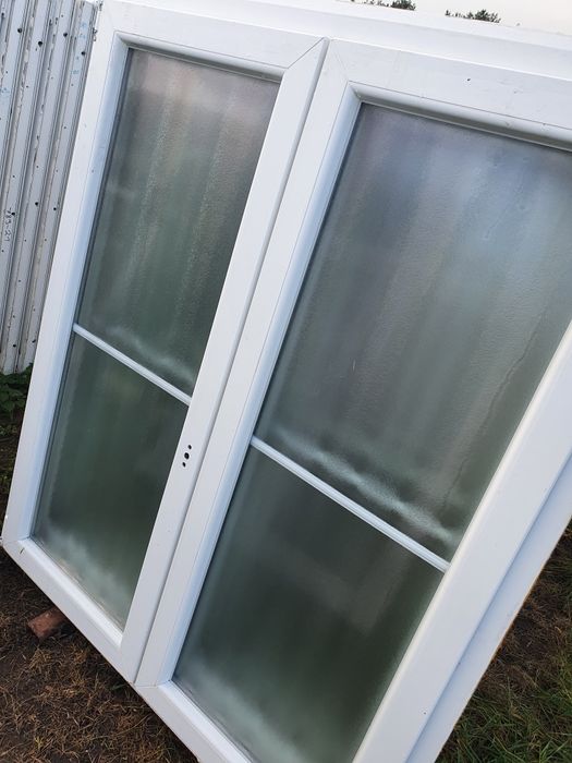 Okna ze szprosem dwuskrzydłowe 128x150 Niemieckie DOWÓZ CAŁY KRAJ