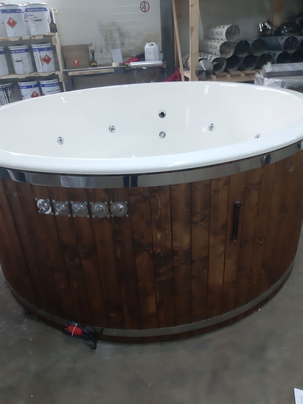 Balia ogrodowa Ruska BANIA Jacuzzi 200cm