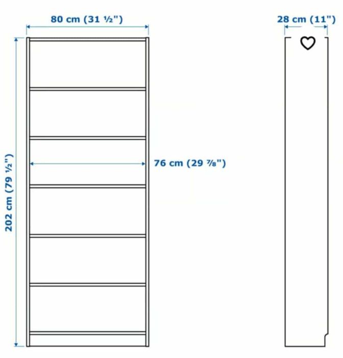 Regały Ikea - Gersby w kolorze białym