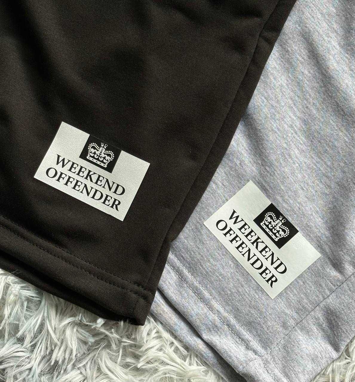 WEEKEND OFFENDER — Шорты новые — Черные / Серые — ХС С М Л ХЛ