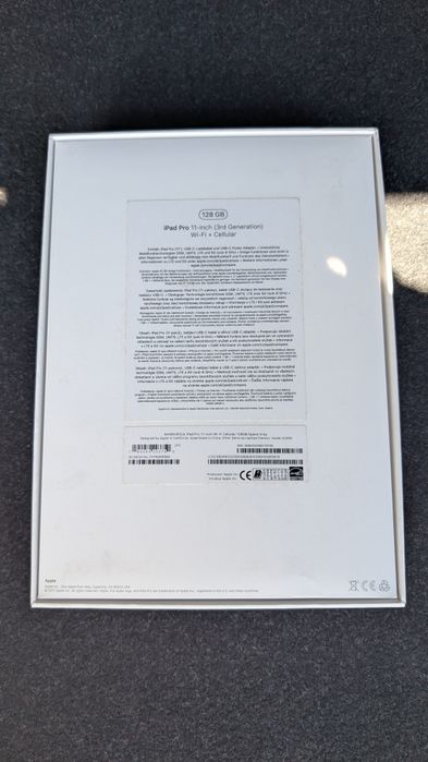 Pudełko do iPad Pro 11-inch 3rd Generation 128GB Wi-Fi | Kraków Expo M