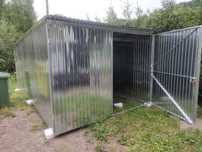 Garaż blaszany 3x5 4x6 6x5 6x6 Gatunek Garaż blaszak Schowek Magazyn