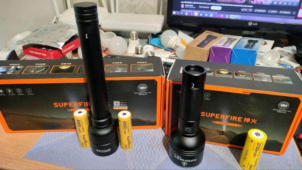 Фонарик Philips/SuperFire . Original/Оригинал