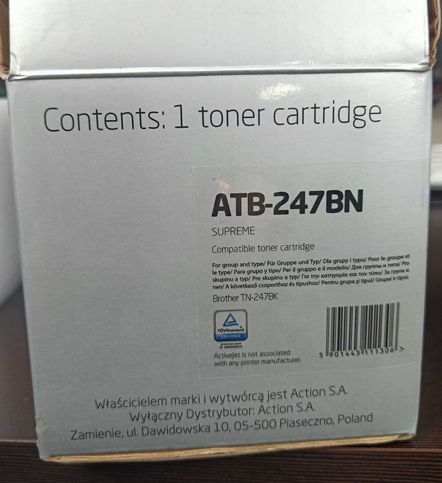 Toner ATB-247BN do Brother DCP-L3550CDW
