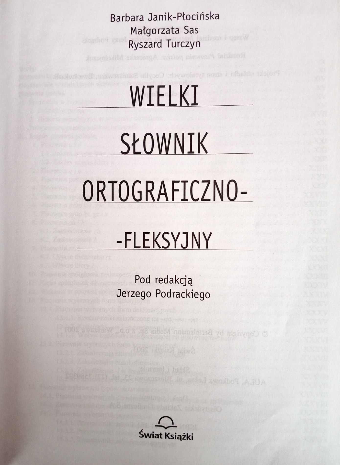 Wielki słownik ortograficzno-fleksyjny, r.2003