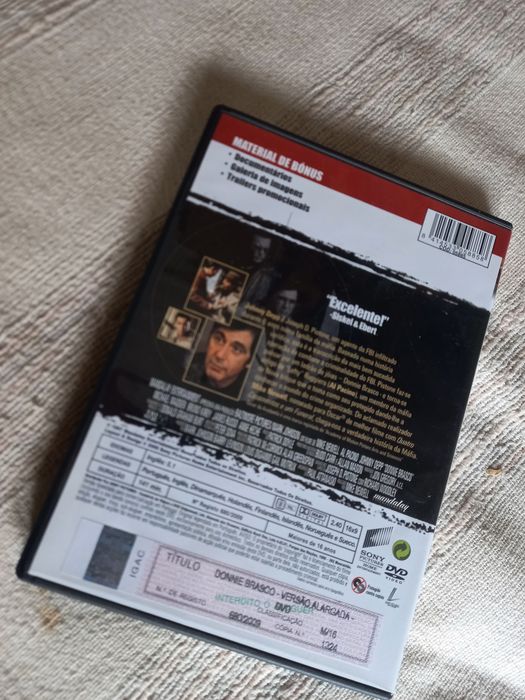 Dvd filme com Al Pacino e Johnny Deep