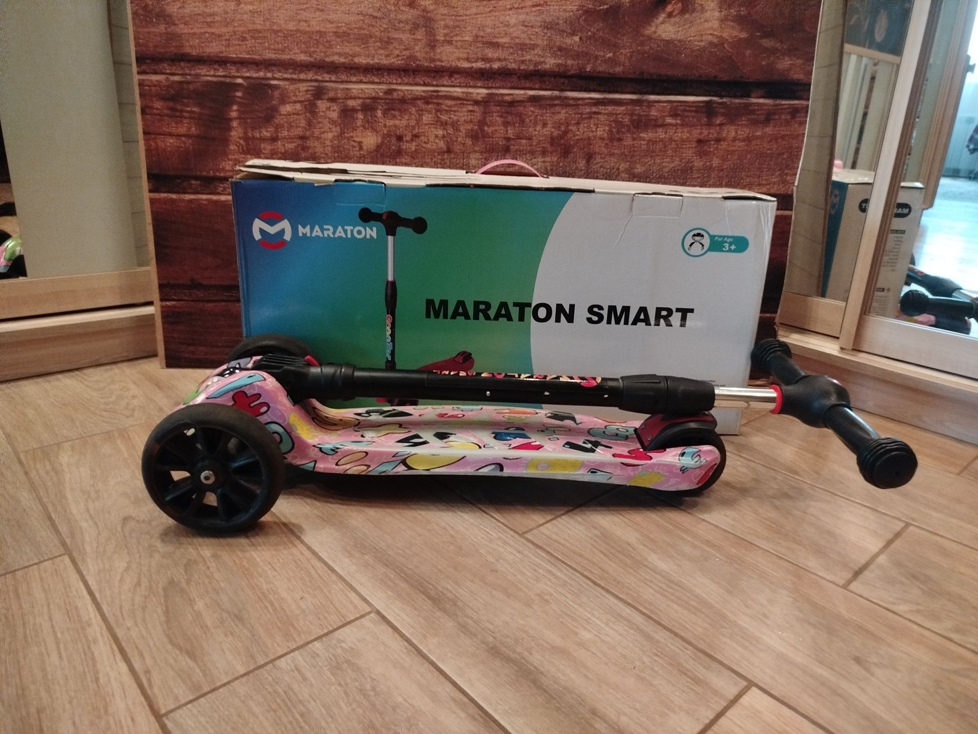 Дитячий 3-колісний самокат Maraton smart посилений