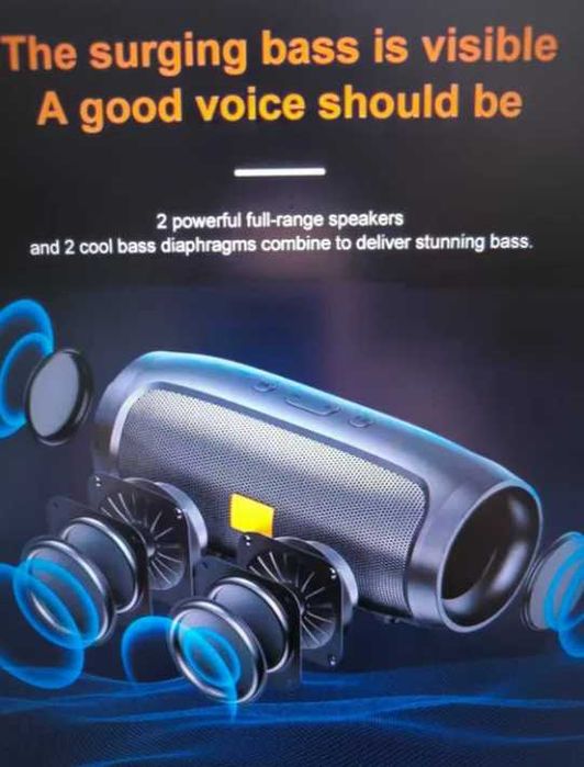 Мобільна колонка Charge E3 MINI+.