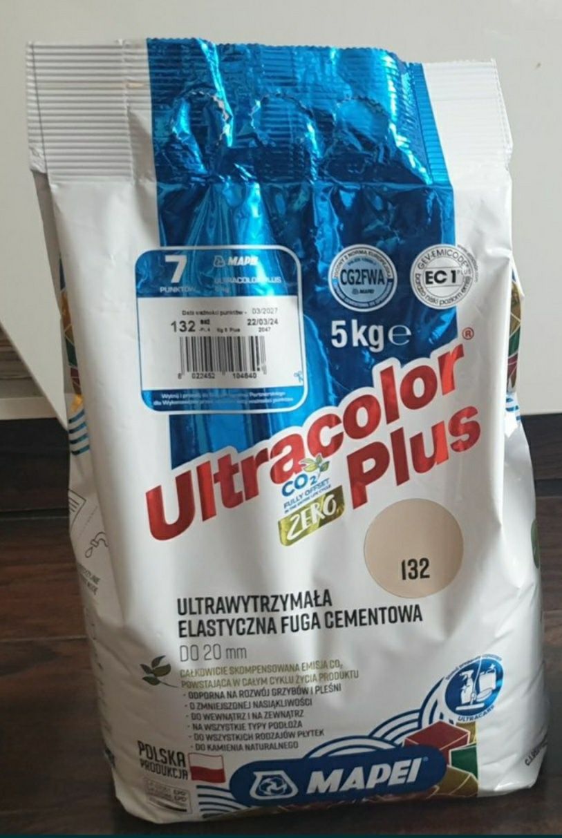 Fuga ultracolor plus Mapei 132 beż 5kg