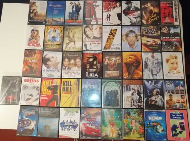 60 Filmes DVD (26 selados) - Tudo 50 euros