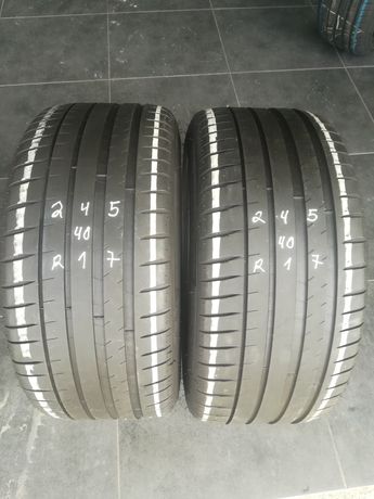 2 pneus 245 40 r17 Michelin