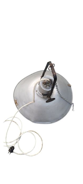 Lampa przemysłowa stara z Czechosłowacji