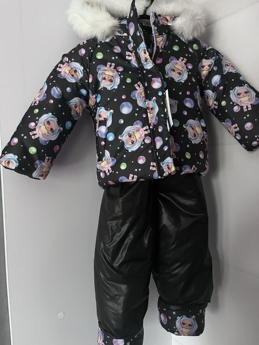 Теплий комбінезон зима дівчинка