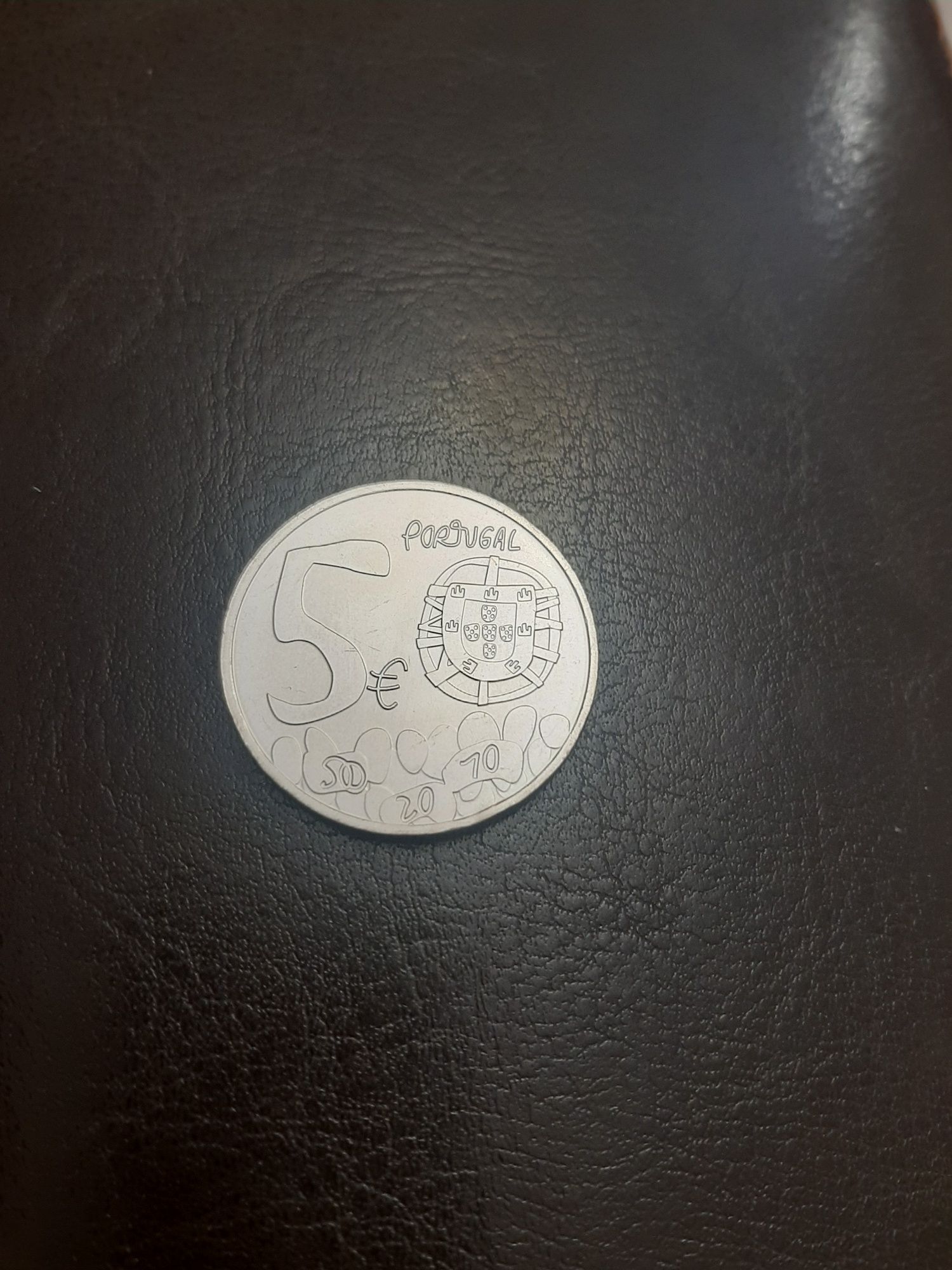 Moeda 5€ 2024 o conhecimento