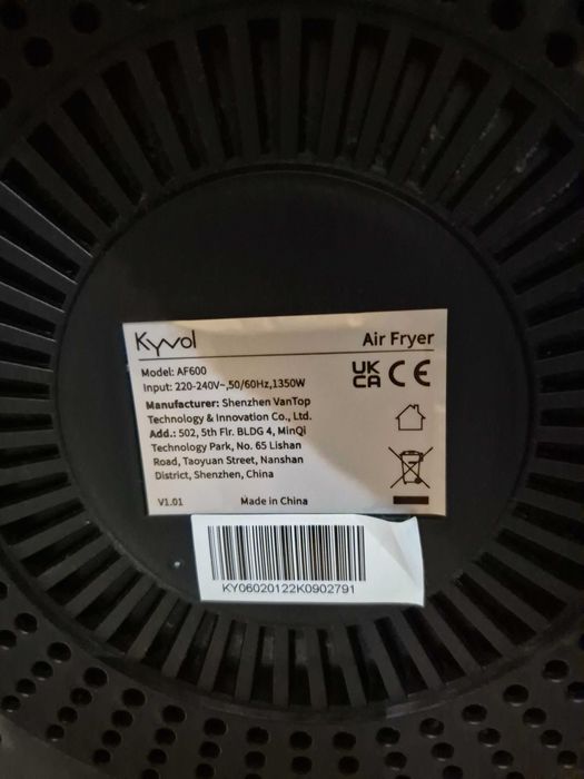 air fryer kyvol af600 Wifi