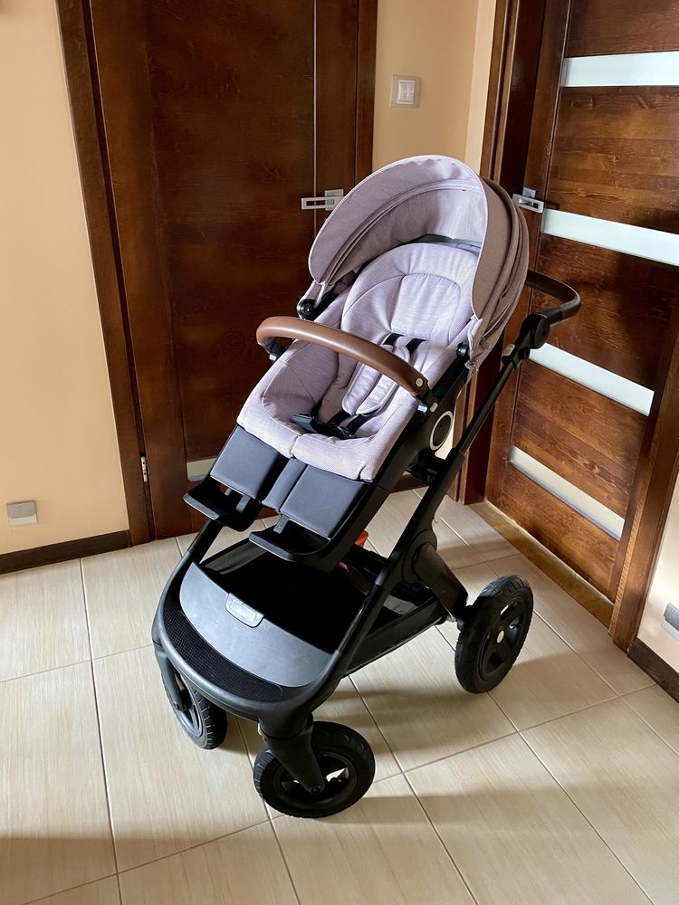 Wózek stokke trailz 2w1 limitowany kolor brushed lilac + torba