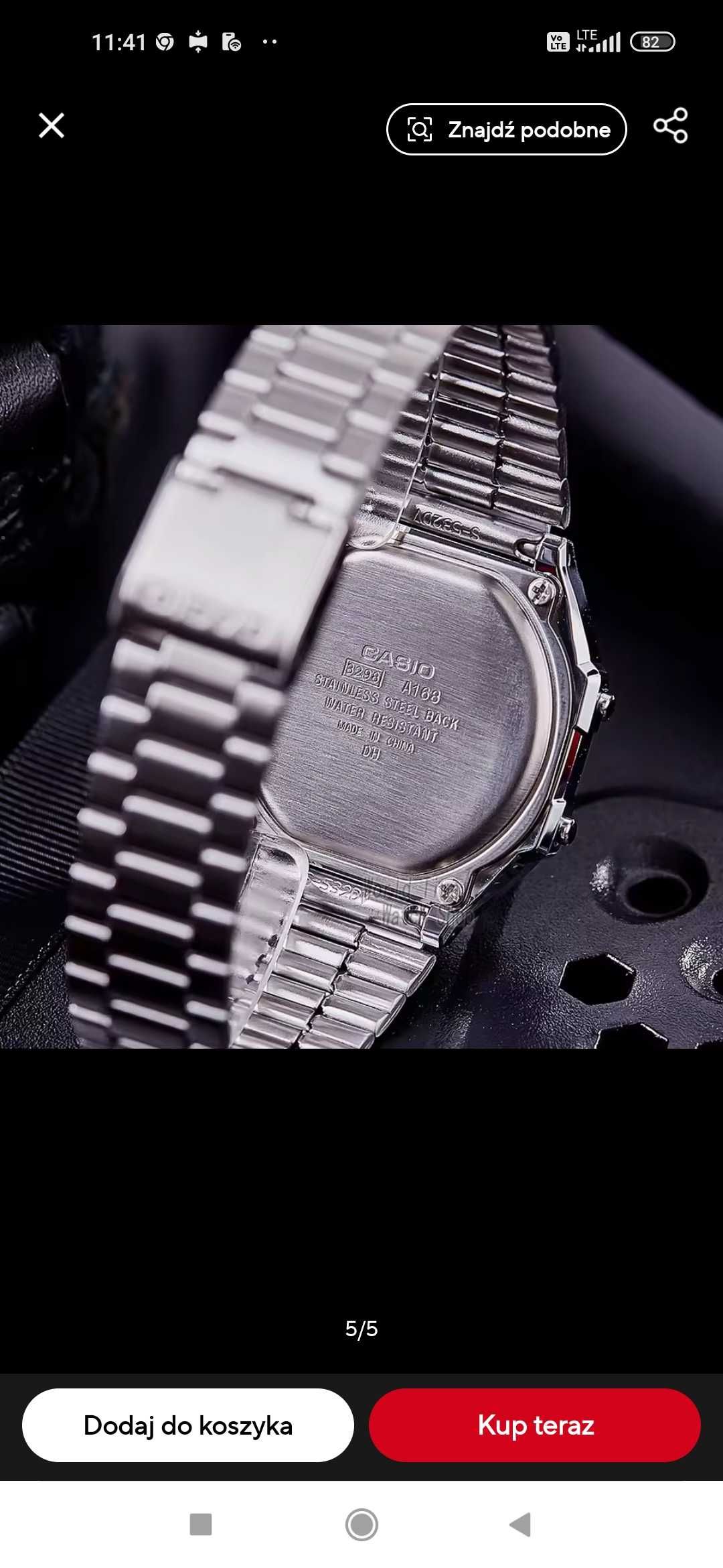 Zegarek elektroniczny Casio klasyk