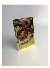 LEGENDARNA Metalowa Błyszcząca Karta Slifer Potężny Bóg Pokemon