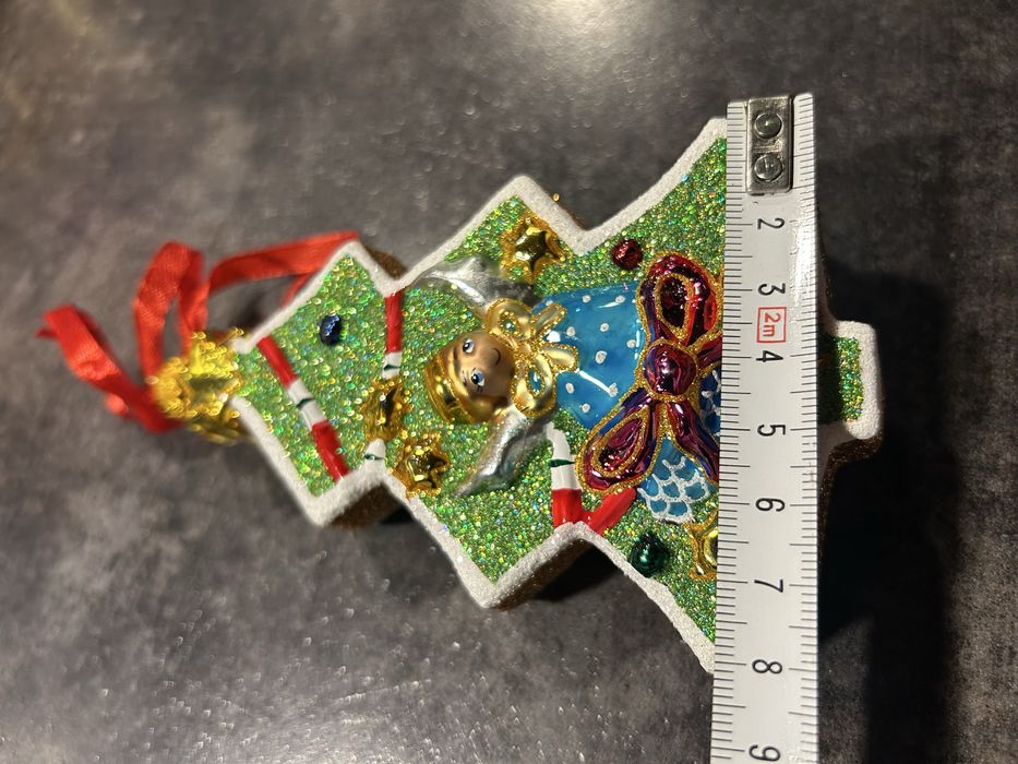 Bombka choinka szklana