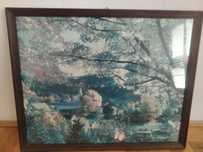 Obraz puzzle 75 na 60 cm w oprawie z szybą