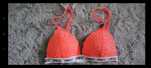 UNDIZ biustonosz bralet neon pomarańcz S,34,65E,70C,70D,70E,75A,75B